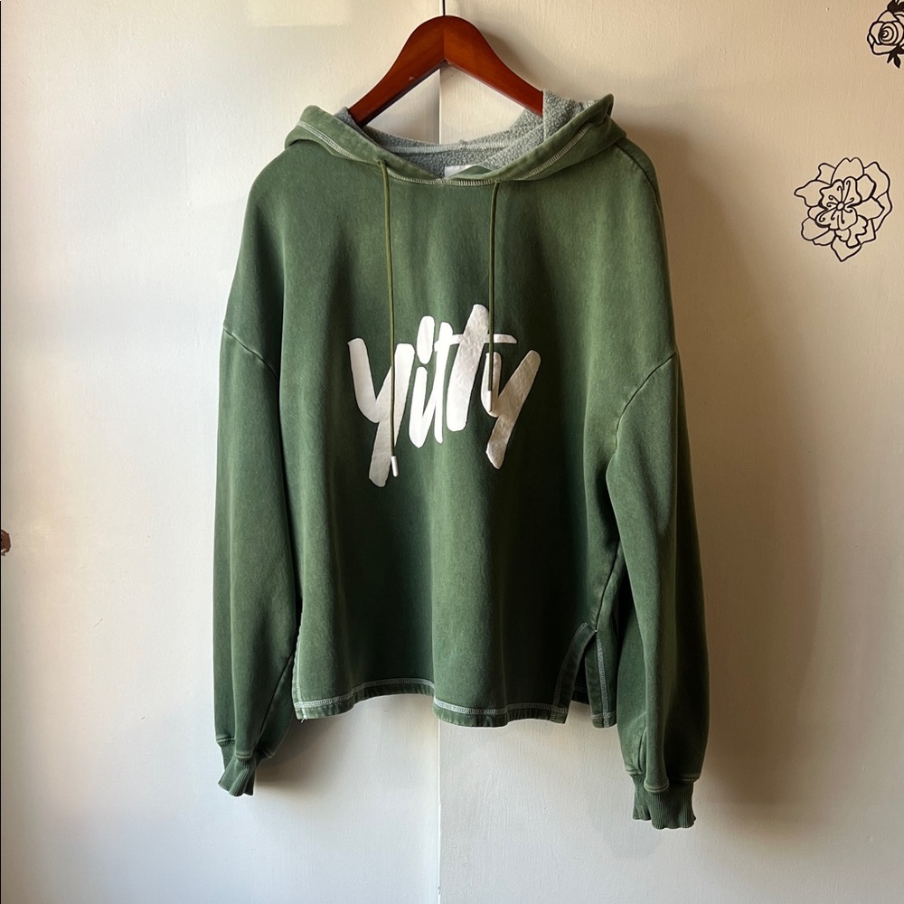 YITTY Olive Green Women's Hoodie Sweater Womens XL